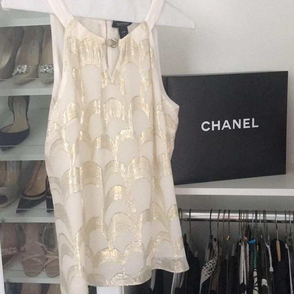 WHBM gold top size lg